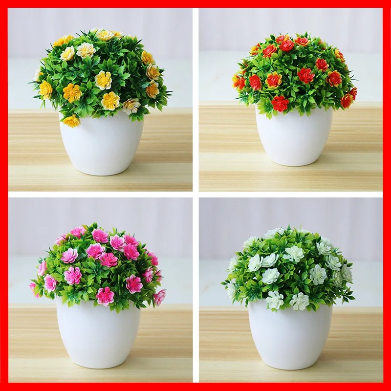 Succulent Set - 1pc Artificial Plants Bonsai Small Flower