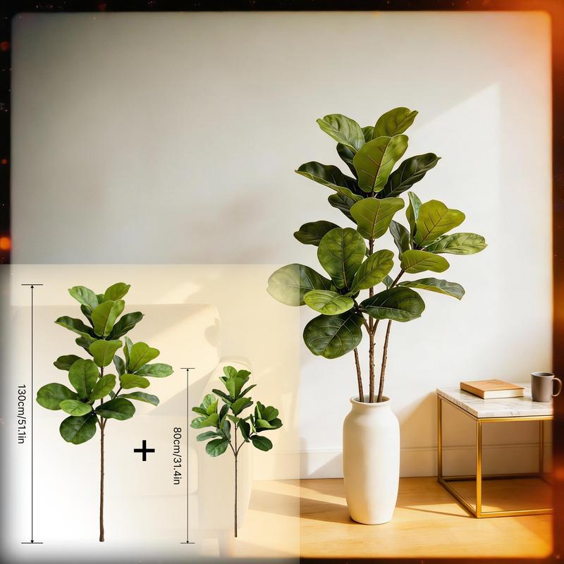 Fiddle Leaf Fig - Large Artificial Fiddle Leaf Fig Tree,