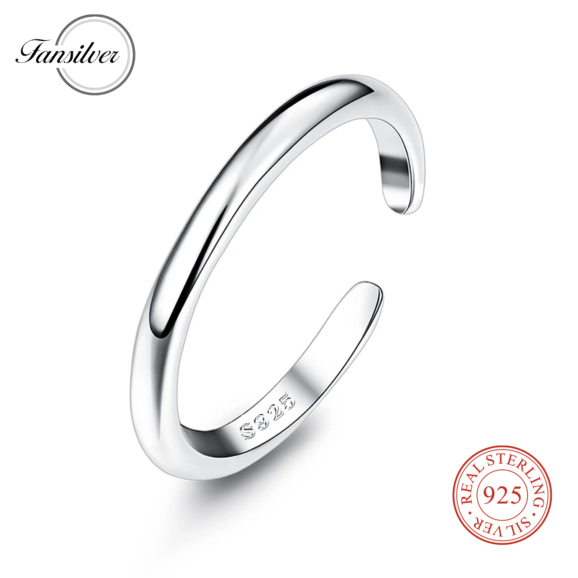 Snake Plant - Fansilver S925 Sterling Silver Toe Rings