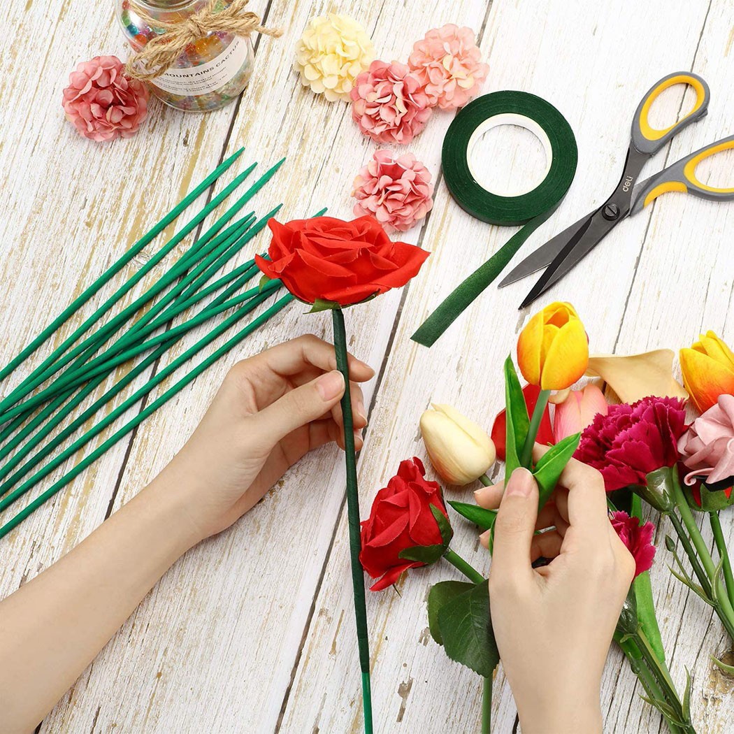 10pcs 40cm Green Plant Support - огляд і ціна Plant Support Stake
