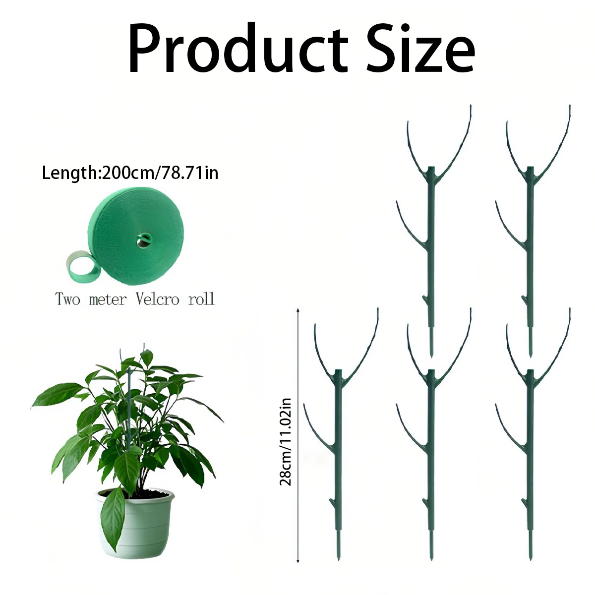6Pcs Monstera Plant Support Se - огляд і ціна Plant Support Stake