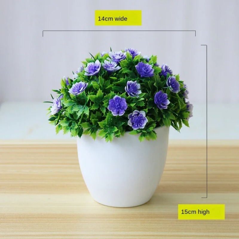 1pc Artificial Plants Bonsai S - огляд і ціна Succulent Set