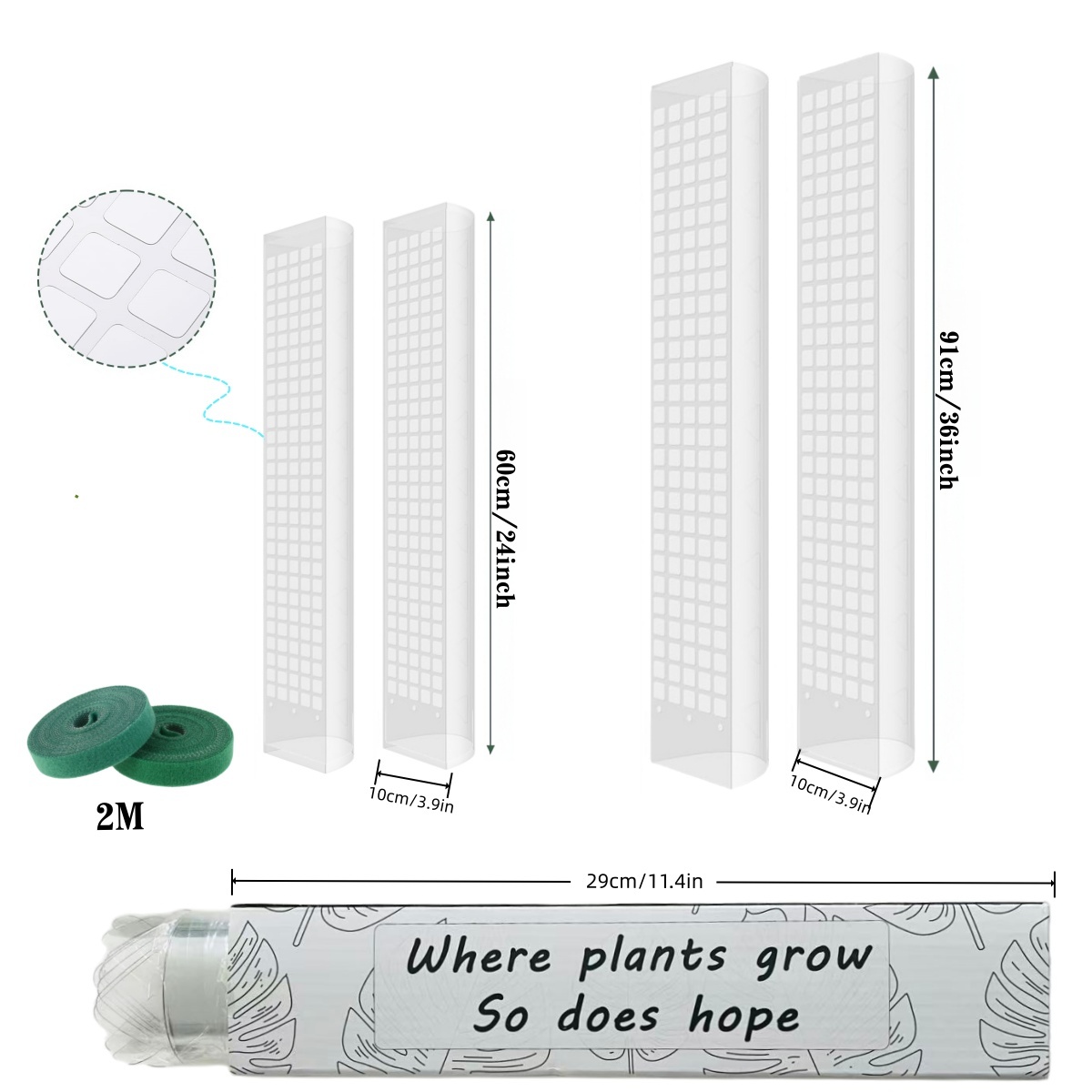 Stackable Plastic Moss Pole fo - огляд і ціна Plant Support Stake