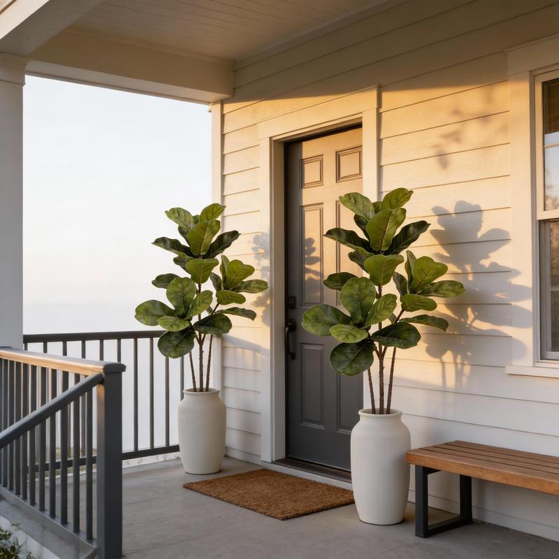Large Artificial Fiddle Leaf F - огляд і ціна Fiddle Leaf Fig