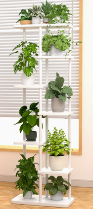 Multi‑Tier Metal Wood Plant St - огляд і ціна Indoor Plants