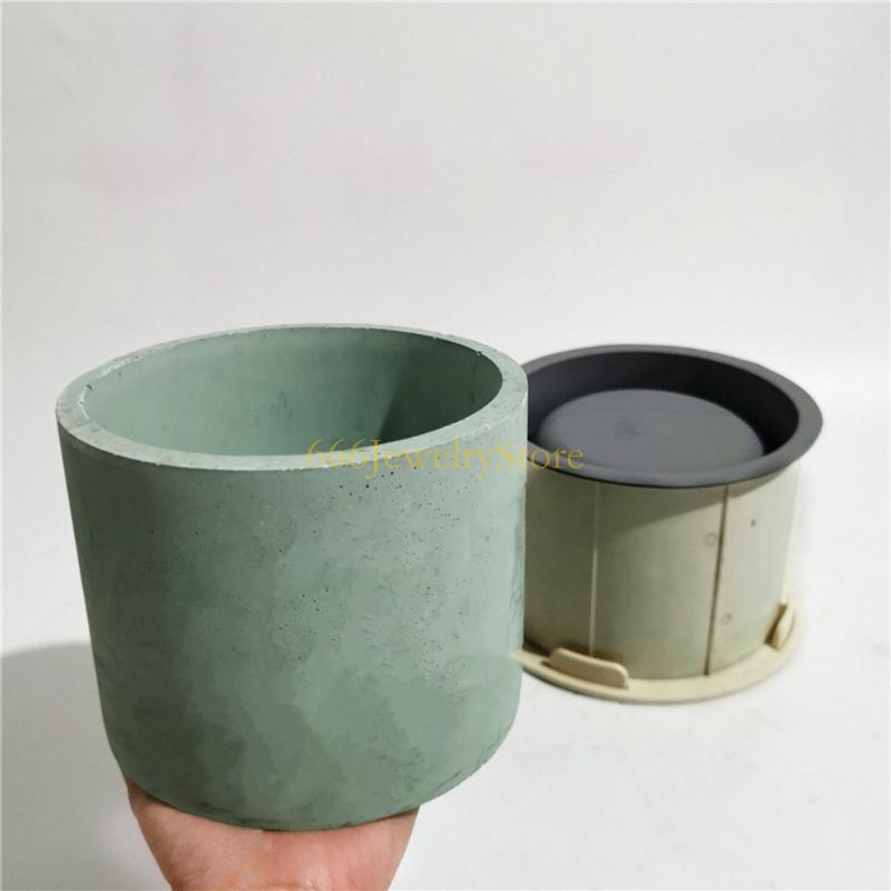 F2TD Large Round Concrete Flow - огляд і ціна Terracotta Pot