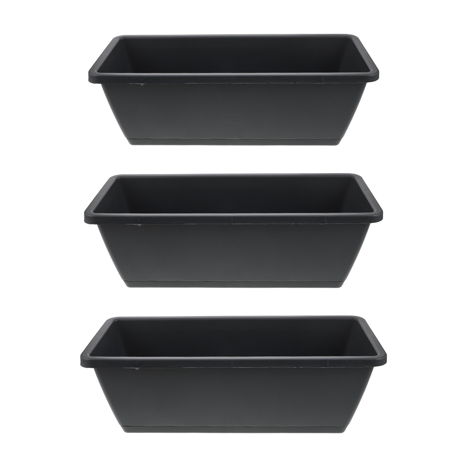 Rectangular Resin Planters Set - огляд і ціна Succulent Set